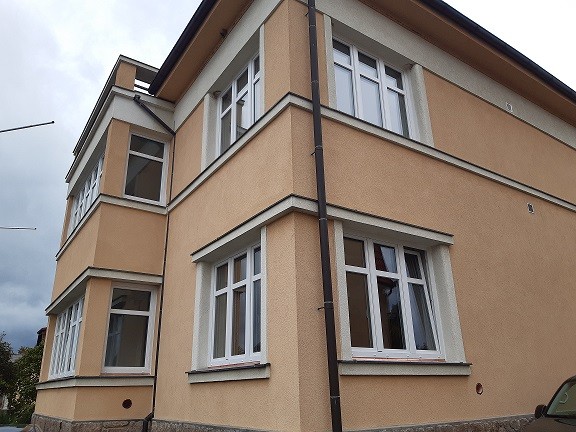 Výměna oken ve vile v Nových Hradech