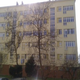 Výměna oken a vstupních dveří v bytovém domě v Brně