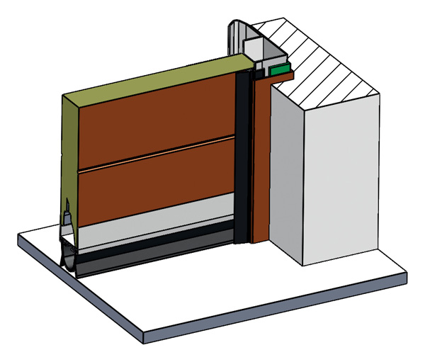 Sekční garážová vrata EVO mini