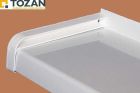 Venkovní parapety z ohýbaného hliníku