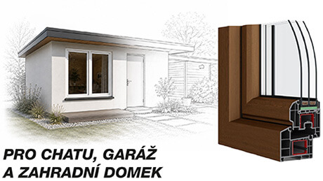 Pro chatu, garáž a zahradní domek