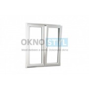Plastové okno Oknostyl Premium Round Line dvoukřídlé