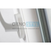 Plastová okna Oknostyl - kvalitní kování s dvouletou zárukou