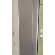 Plastový profil VEKA Softline 82 v metalizovaném provedení kartáčovaná stříbrná