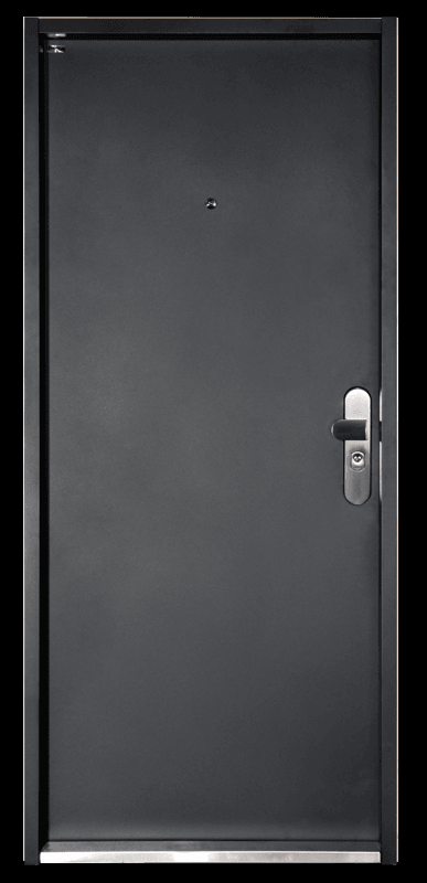 Bezpečnostní dveře design HLADKÉ v dekoru antracit