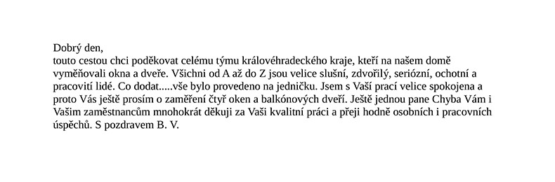 B. V.