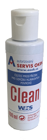 Kapalina Clean AL pro čištění a údržbu eloxovaných povrchů