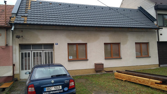 Výměna plastových oken u RD, Bánov