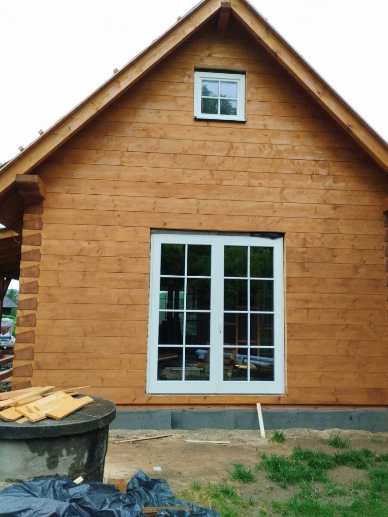 Balkonové dveře Euro Naturo 80 s oboustrannou klikou a zámkem