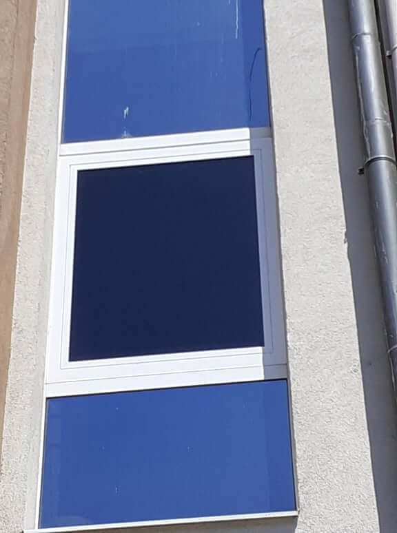 Hliníková okna s profilem Aluprof MB 45 v oboustranně bílé barvě